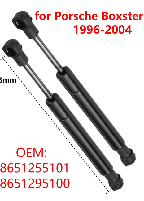 2 pezzi 98651295100 per Porsche Boxster 986 1996-2004 bagagliaio posteriore per auto bagagliaio portellone puntoni a gas aste di supporto per ascensore