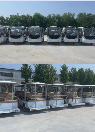 New solar power factory customized electric sightseeing tour bus, park, amusement park, airport and scenic area shuttle bus - Riparo82