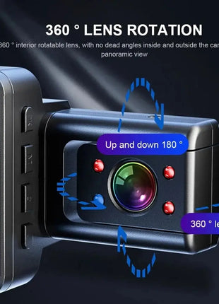 3 Inch Dash Cam For Cars 1080P Inside Video Recorder Car WIFI Camera for Vehicle Night Vision Car DVR Black Box Car Assecories - Riparo82