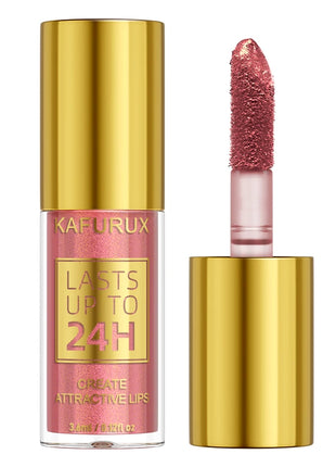 14 Colors Glitter Metallic Lip Glaze Shiny Long Lasting Lip Gloss Waterproof Liquid Lipstick Makeup Lip Oil Lip Tint Gifts for W - Riparo82