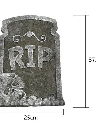1pcs Halloween Foam Tombstones Outdoor Home Decoration Outdoor Bats Skeleton Gravestone Graveyard Horror Atmosphere Party Props - Riparo82