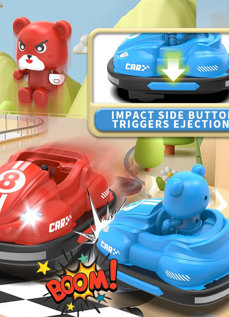 JJRC Q195 RC Battle Car Set Interazione competitiva genitore-figlio Go Kart Musica leggera Auto telecomandata Giocattolo Regalo per i bambini