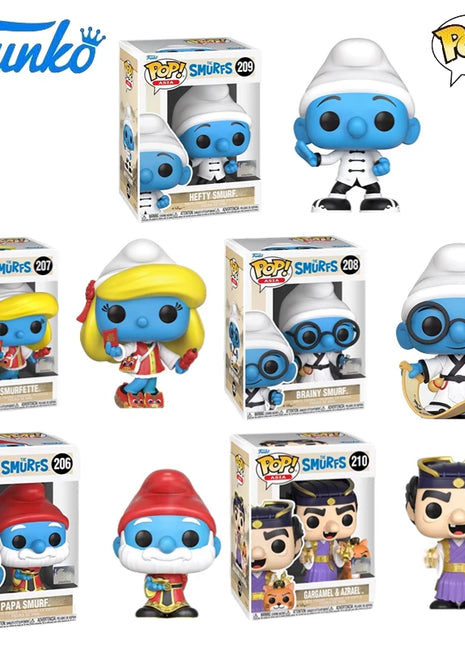 Funko Pop The Smurfs Action Figure Anime Gargamel Azrael Cat Statua in edizione limitata Decorazione del desktop Raccogliere regali originali