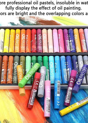 MUNGYO Artist Oil Pastel Set 12/25/50 Professional Painting Drawing Graffiti Art Crayons Washable Round Non Toxic Sticks