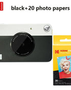 Fotocamera digitale istantanea originale KODAK Printomatic ZINK Stampa senza inchiostro Stampa su carta fotografica a colori Flash + Set di 40 pellicole