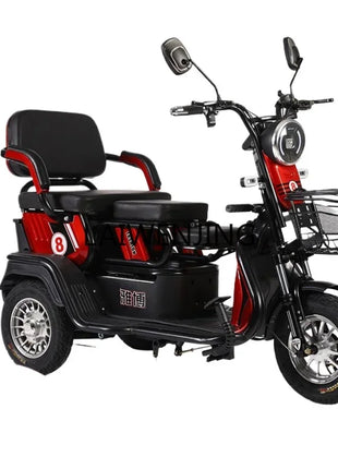 Triciclo elettrico HLZ triciclo domestico per adulti a batteria - riparo82