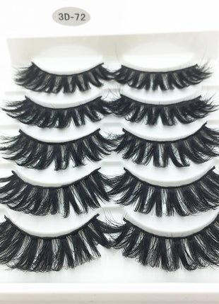 10/2 Pairs Mink Eyelashes Natural 3D Lashes Faux Cils Makeup Dramatic False Eyelashes Wholesale Eyelash Extension Makeup Tools