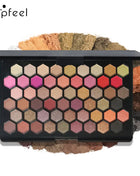 POPFEEL 54 Color Eyeshadow Palette - Versatile Earthy & Rainbow Shades for Colorful Party Makeup,All-in-One Eyeshadow Collection - Riparo82