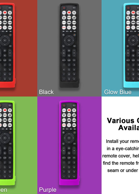 Silicone Case Fit for Hisense Smart Vidaa TV remote control EN2J36H EN2F36H EN2D36H ERF2N36H Protective Sheath Cover Anti-Slip ﻿ - Riparo82