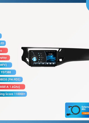 2Din Android 13 Car Radio For Citroen C3 DS3 2010-2016 Car Multimedia Player Navi GPS 4G Wireless CarPlay intelligent autoradio - Riparo82