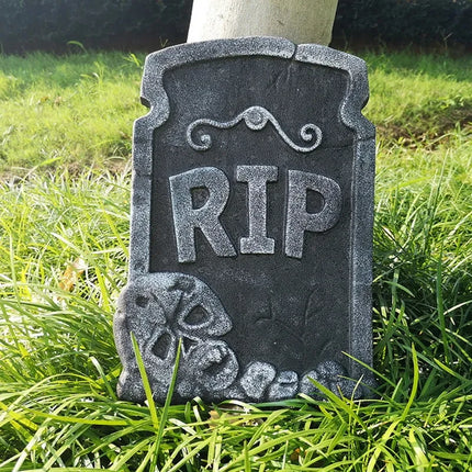 1pcs Halloween Foam Tombstones Outdoor Home Decoration Outdoor Bats Skeleton Gravestone Graveyard Horror Atmosphere Party Props