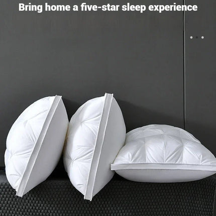 Sleeping Pillows Comfortable Pillows for Sleeping 5-star Hotel Pillow Three-dimensional Soft Bilateral Washed Solid Color Pillow