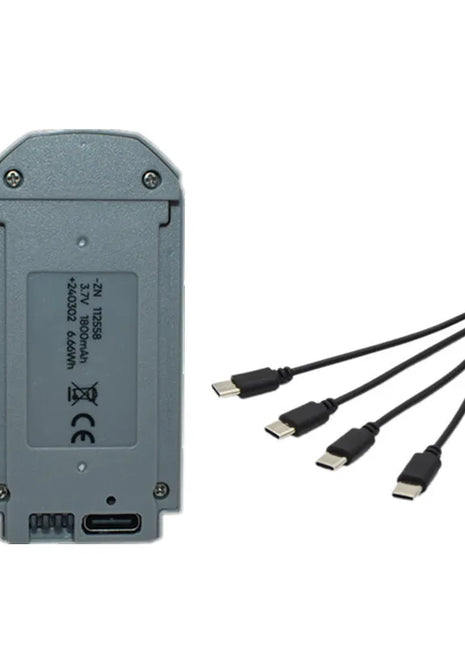 Drone GT3 RC ﻿ Batteria originale 3.7V 1800mAh per V66 Mini Drone Parti V66 CZ06 D16 Quadcopter Batteria/Caricabatterie adatta Accessori - riparo82