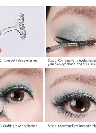 1 Pc False Eyelashes Tweezer Fake Eye Lash Applicator Makeup Tools Auxiliary Curler Mink Eyelashes Professional Tweezer Tools - Riparo82