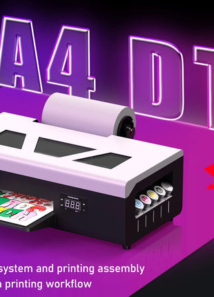 Stampante A3 DTF/Stampante A3 XP600 DTF/Stampante A4 L805 DTF Macchina da stampa per magliette per stampante a trasferimento diretto in legno metallico