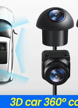 360° Panoramic Camera 1080P HD Cam for Android Car Radio Multimedia Player Rear Front Left Right 360 Surround View 3D Display - Riparo82