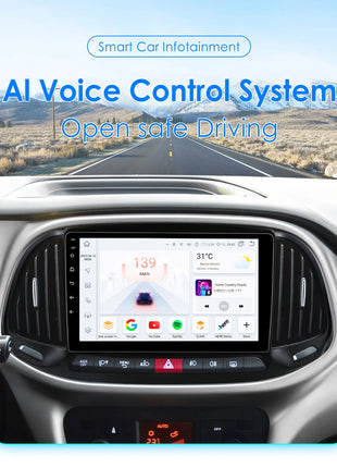 Hizpo AI Voice Autoradio Radio For Fiat Doblo 2015 - 2019 4G Car Multimedia GPS 2din Wireless CarPlay Android Auto Navigation BT - Riparo82