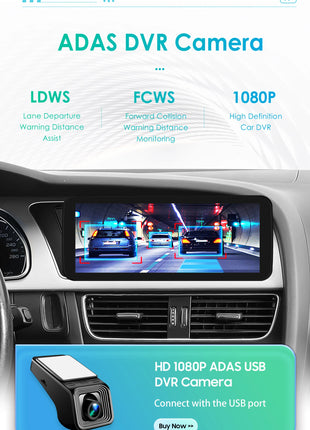 10.25"Carplay Android 13 Auto Car radio For Audi A4 A5 B8 S4 S5 2009-2016 car intelligent system Multimedia GPS Stereo Head Unit - Riparo82