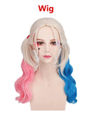 Top Quality Girls Suicide Harley Quinn Costumi Cosplay Squad Monster Giacca cucita Pantaloni Imposta Costume di Halloween