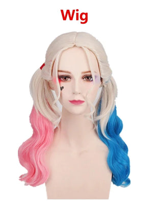 Top Quality Girls Suicide Harley Quinn Costumi Cosplay Squad Monster Giacca cucita Pantaloni Imposta Costume di Halloween