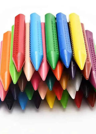 12pcs Color Crayons Do not Dirty Hands Washable Wax Crayon Pencil Marker Oil Painting Drawing Sticks Colored Crayons