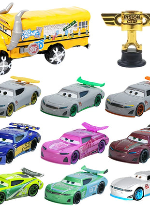 Disney Pixar Cars 2 3 Pressofuso in metallo Veicolo Saetta McQueen Mater Jackson Storm Miss Fritter Auto Giocattolo Giocattoli per bambini Regali di Natale - riparo82