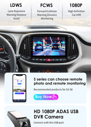 Hizpo AI Voice Autoradio Radio For Fiat Doblo 2015 - 2019 4G Car Multimedia GPS 2din Wireless CarPlay Android Auto Navigation BT - Riparo82