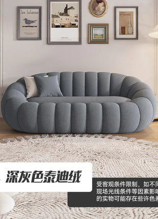 Divano Cloud Combinazione di divani in peluche con zucca Morbido e confortevole Divano moderno per soggiorno Suite Appartamento Mobili per la decorazione della casa