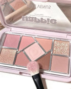 Mint diffuse pink blue small pink frame nine-color eyeshadow palette low saturation clear mint green pearl matte gentle pure des - Riparo82