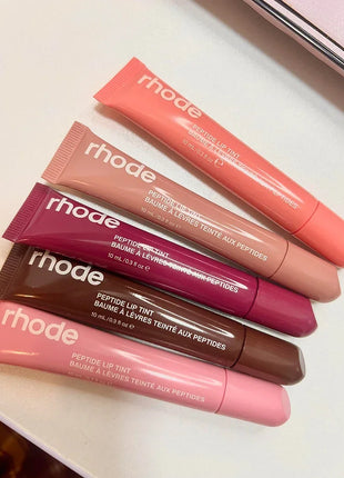 Brand NEW Rhode Fashion Color Lipstick Vanilla Portable Lip Gloss Holder Hot INS Lipstick Salted Caramel Lip Protect Glossy Oil - Riparo82