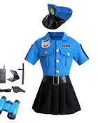 Abiti da gioco di ruolo della polizia Abiti da vestire Tute uniformi da ufficiale di polizia Costumi di performance di Halloween