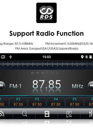 2G+32G 7 Inch Autoradio Carplay 1 Din Android Auto Car Radio GPS for Universal Stereo Multimedia Player Navigation Head Unit RDS - Riparo82