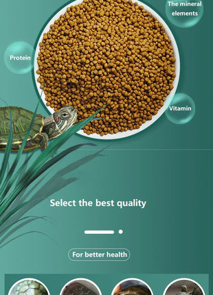 105g General Turtle Food Brazilian Turtle Feed Grass Turtle Young Turtle Food Small Particles Hair Color Yellow Edge Snapping - Riparo82