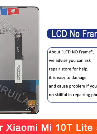 TFT Per Xiaomi Mi 10T Lite 5G LCD M2007J17G Display Touch Screen Parti di Montaggio Per Xiaomi Mi 10T Lite Display Dello Schermo LCD - riparo82