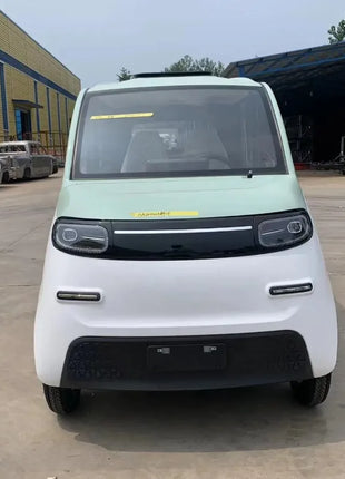 Factory Direct Sales Four-Wheel Electric Mini Car Leather Seats Single Drive Made China Cheap Electric Vehicle Lead Acid Battery - Riparo82