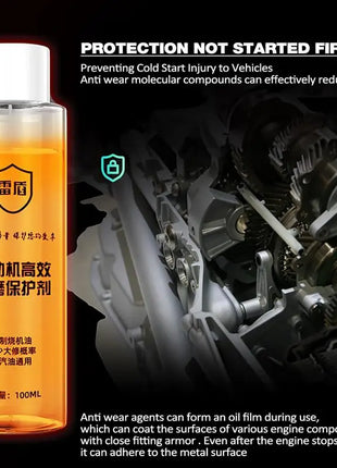 100ml Engine Additive Agent Engine Restore Additive Noise Reduction Anti-Rust Engine Protection Oil For Car Accessories - Riparo82