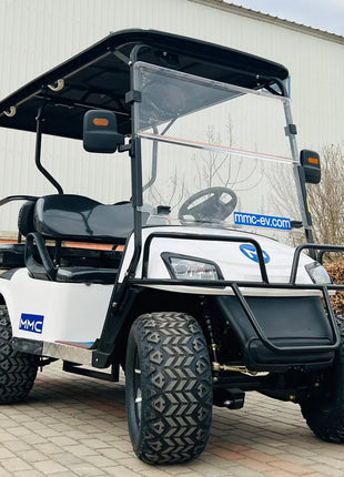Street Legal Electric Golf Cart 4 Seats 5000W Scooter Go Kart ATV Adult Touring Classic Golf Cart - Riparo82