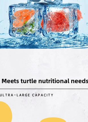 yeeb Semi-Aquatic Turtle Food - Color Enhancing Diet for Golden Thread, Three-Keeled & Stone Turtles - Riparo82