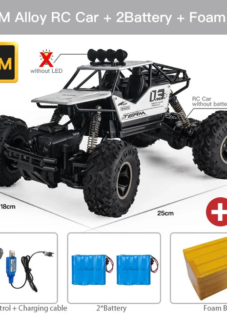 ZWN 1:16 4WD RC Auto 2.4G Radio Auto telecomandate Buggy ricaricabile 4x4 Camion telecomandati fuoristrada Ragazzi Giocattoli per i regali dei bambini