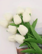 1/5/10/15PCS Tulips Artificial Flowers Real Touch Flowers Tulip Bouquet Decor Fake Tulips Flower for Home Wedding Decorations