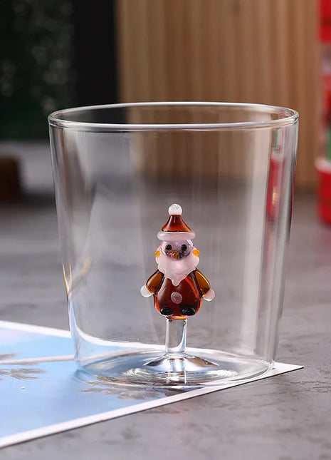 FOME Tazza di vetro creativa 1/2 pezzi Albero di Natale Caffè resistente al calore Tazza da latte Tè Tazza da caffè espresso Regali di Natale per ragazza - riparo82