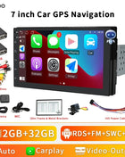 2G+32G 7 Inch Autoradio Carplay 1 Din Android Auto Car Radio GPS for Universal Stereo Multimedia Player Navigation Head Unit RDS