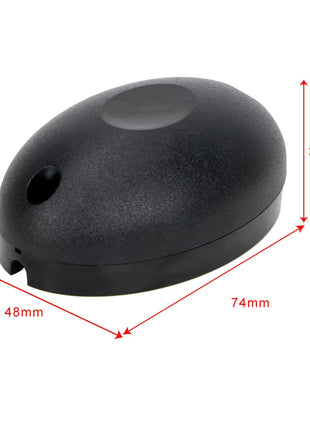 Sensor mounted outside window frame for security