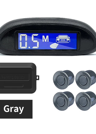Hippcron Parking Sensor For Car With Auto Parktronic Reverse LED Monitor 4 Sensors Radar Detector System Backlight Display - Riparo82