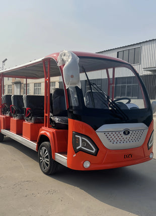 New solar power factory customized electric sightseeing tour bus, park, amusement park, airport and scenic area shuttle bus - Riparo82