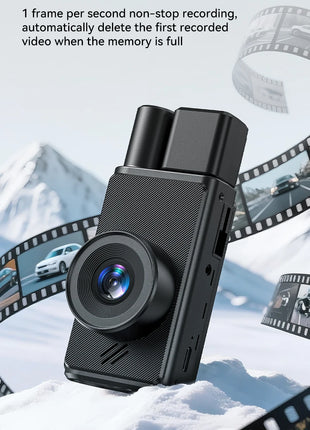 4K WiFi Dash Cam Front and Rear 2’’ Display Mini Car Camera 3 Channel Car DVR Camera with IR Night Vision Support 24H Parking - Riparo82