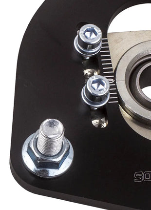 2 supporti superiori con sospensione, piastra camber anteriore, supporto superiore per Nissan S13 Silva Japan Market 89-93