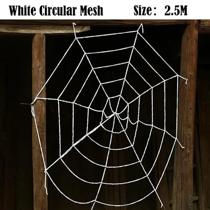 New Halloween Decorations Giant 30-200cm Spider Stretch Cobwebs Nets Horror Halloween Outdoor Wall Decorations Party Props