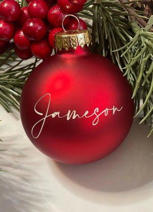 Palla di Natale personalizzata da 10 pezzi Palla di Natale personalizzata Palla di Natale personalizzata per il primo Natale del bambino - riparo82