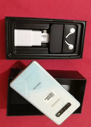 Samsung Galaxy S10 Plus S10 + G975F G975FD G975U1 G9750 6.4 "AMOLED RAM 8/12GB ROM 128/512GB/1TB NFC 4G LTE Telefono cellulare originale - riparo82